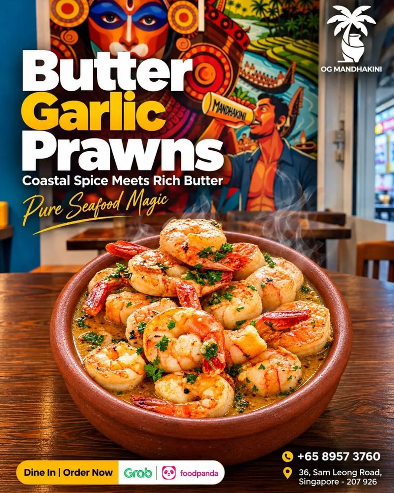 Butter Garlic Prawns